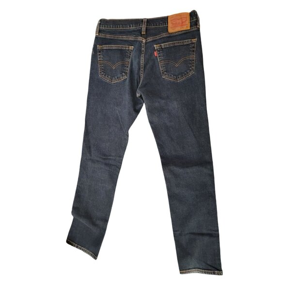 Levis 511 Mens Dark Wash Jeans W32 L32 Slim Fit Denim - Picture 2 of 9